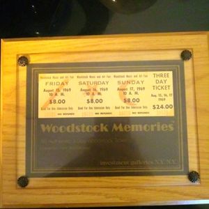 Authentic 3 day Woodstock Tickets In Mint Conditio